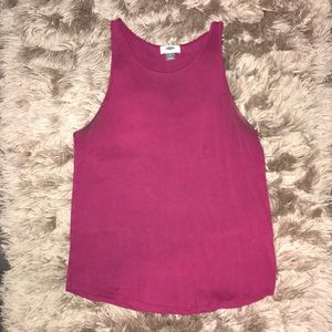 Purple, Sleeveless Tank Top